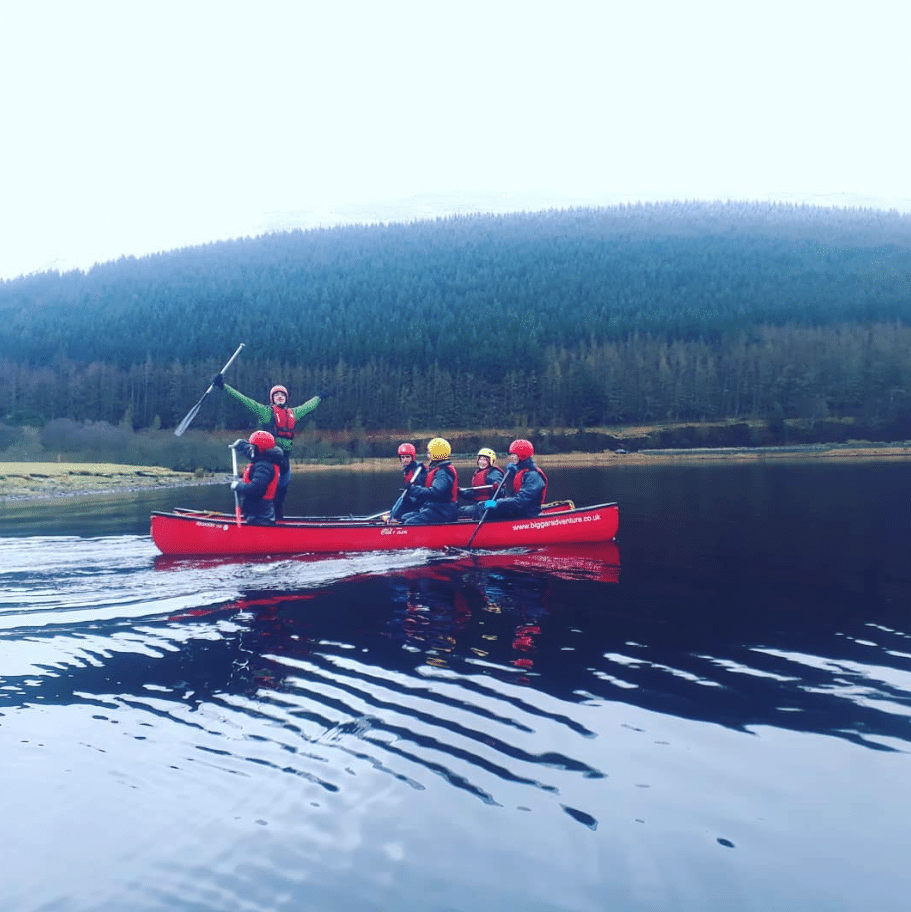 Canoe St Marys Loch Paddling Marshmallow Toasting Hot Chocolate