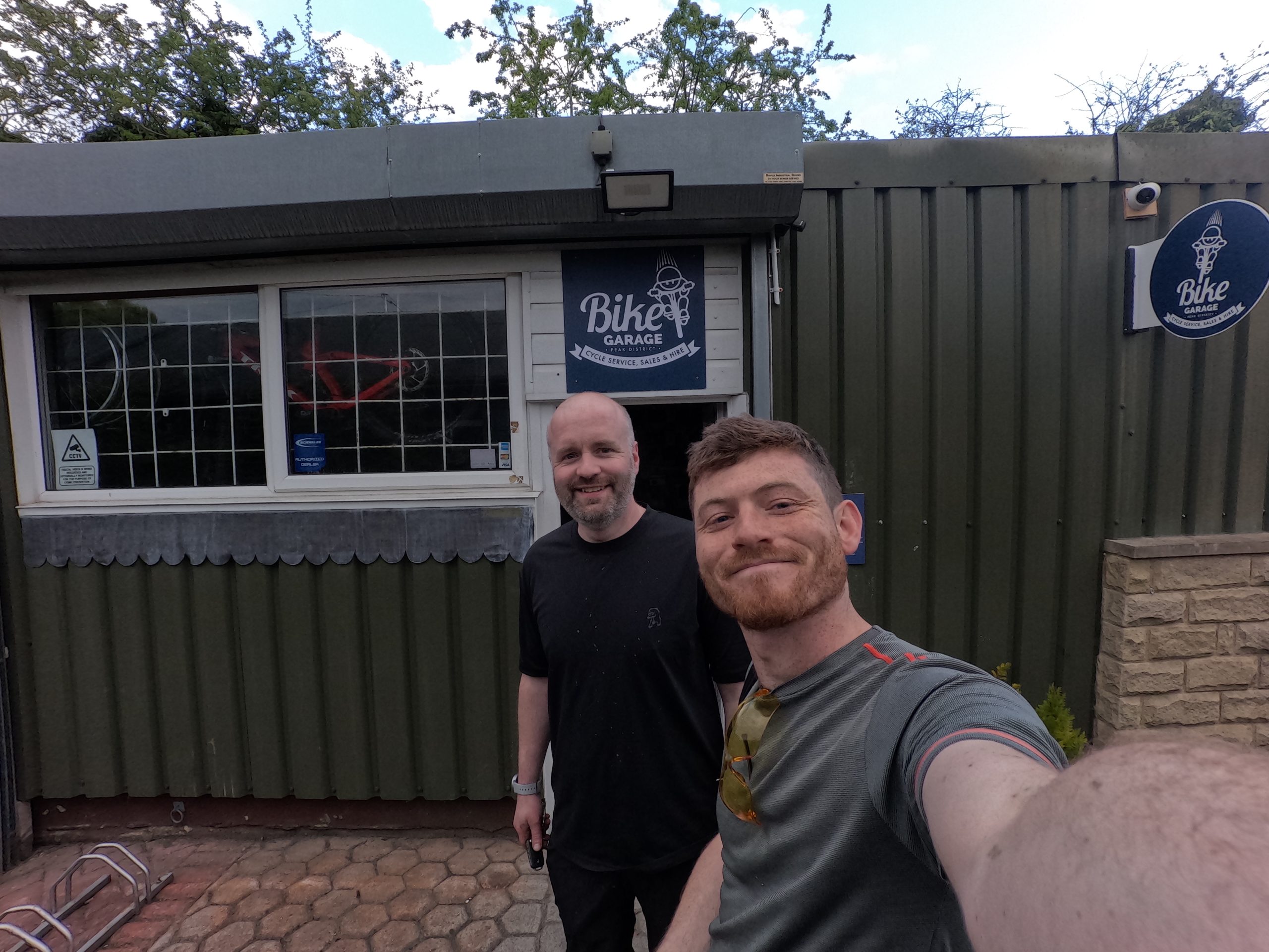 Max and James from the Bike Garage.