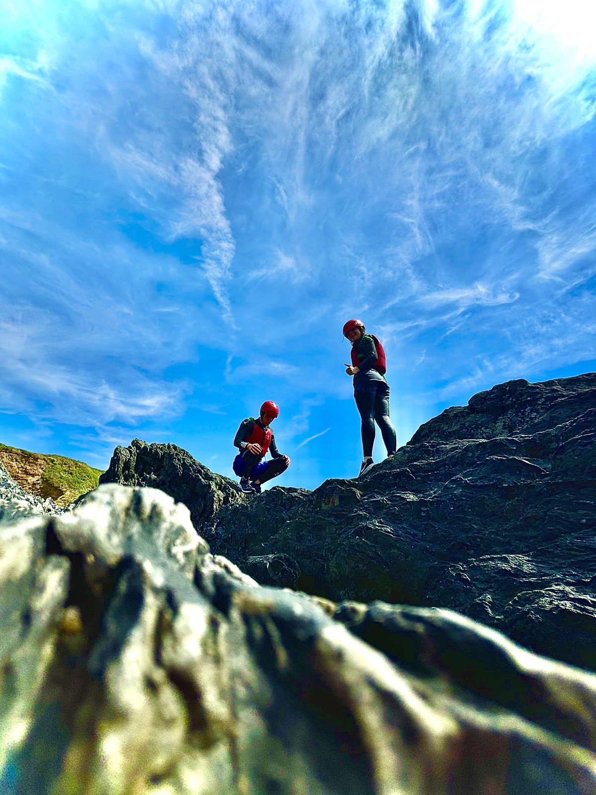 Coasteering Session in North Devon