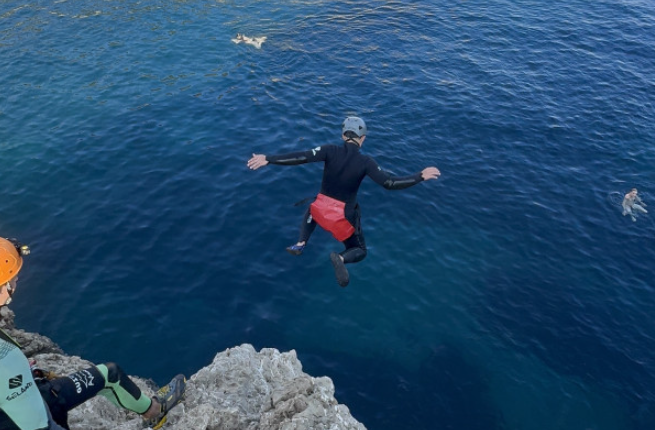 Coasteering Adventure at Fornells Cove, Mallorca