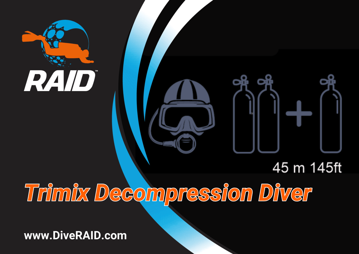 Trimix Decompression Diver in Gosforth
