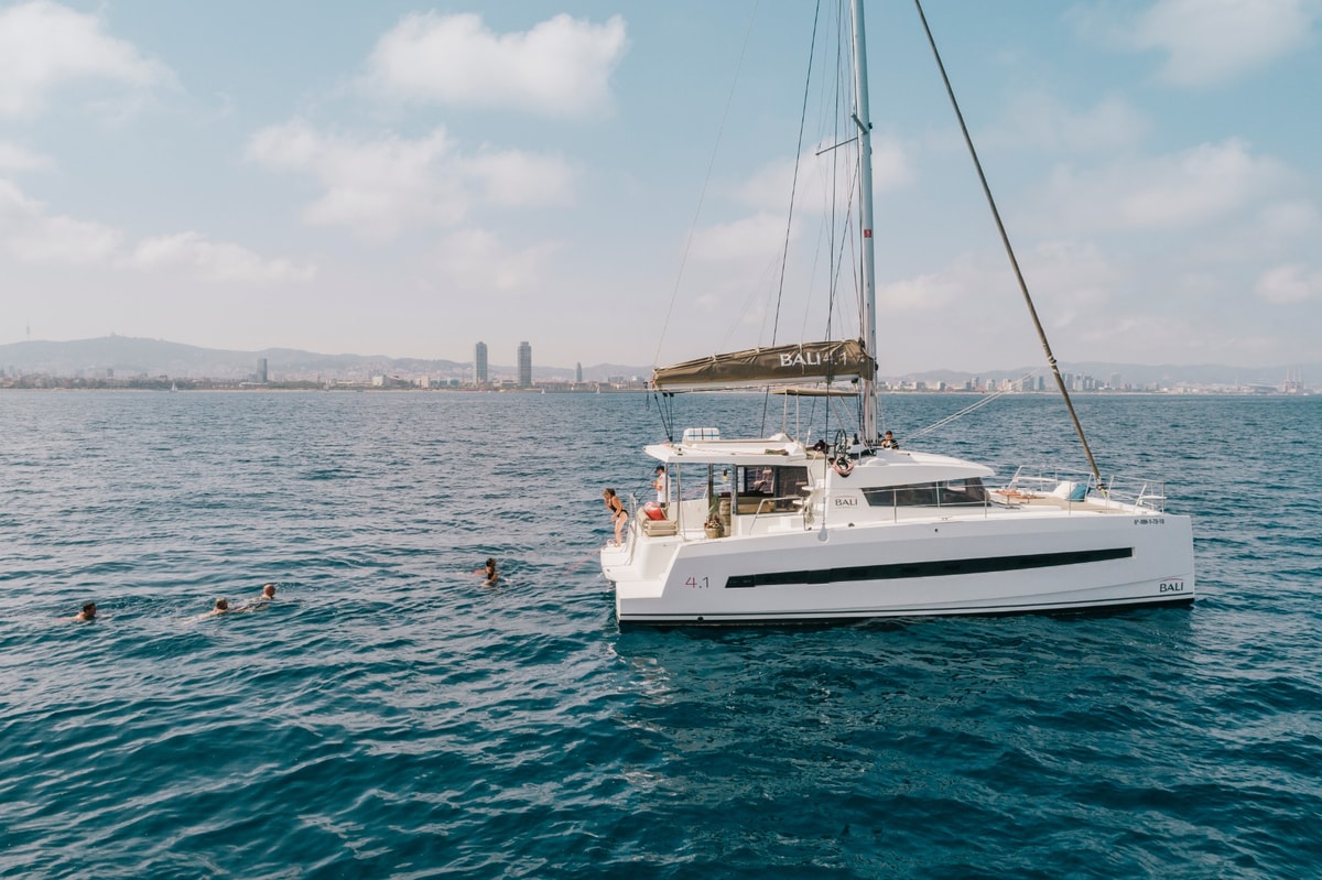 Private Catamaran Charter in Barcelona (Bali 4.1 – Serena)