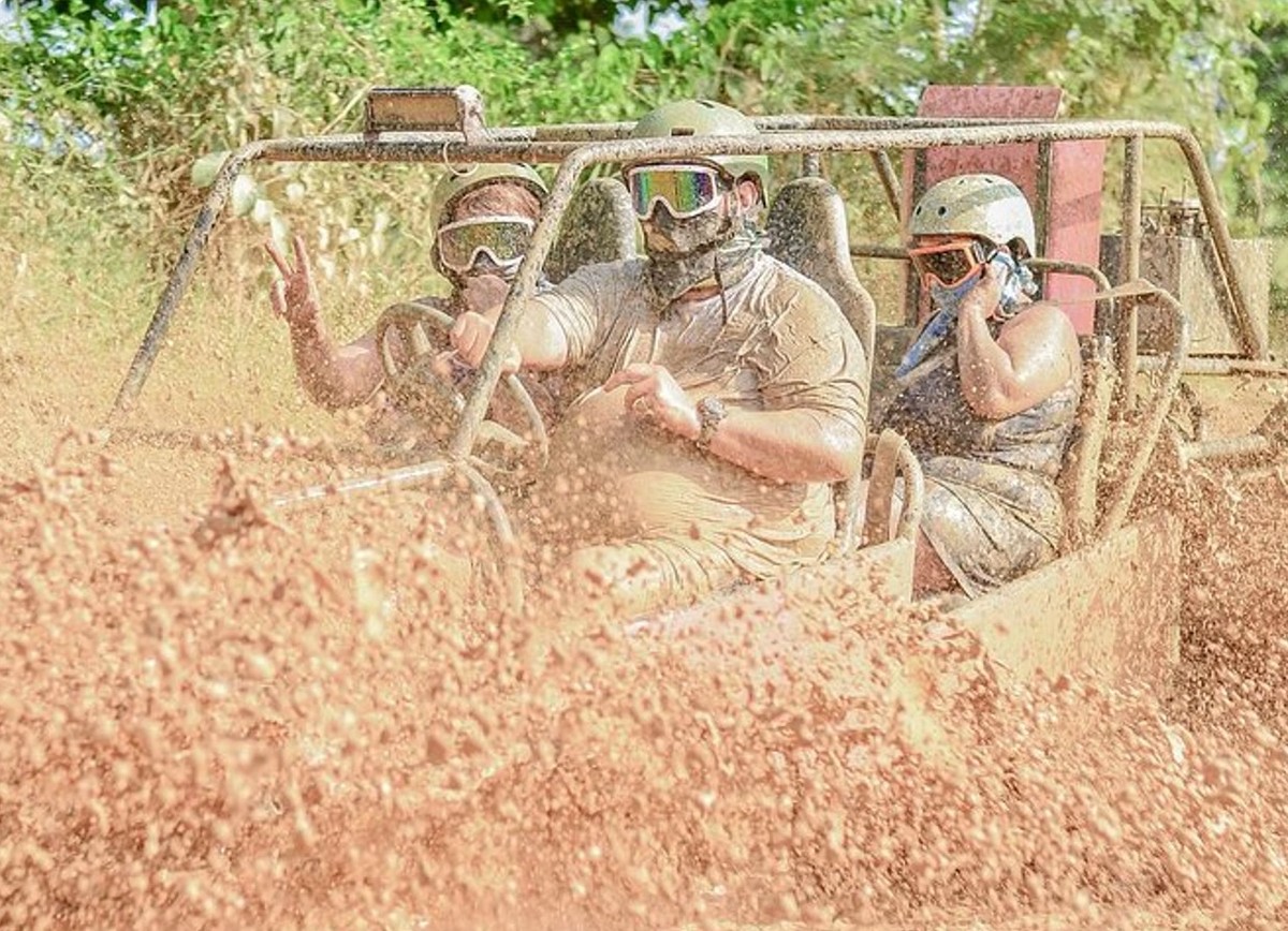 Half-Day Buggy Adventure to a Cenote and Macao Beach