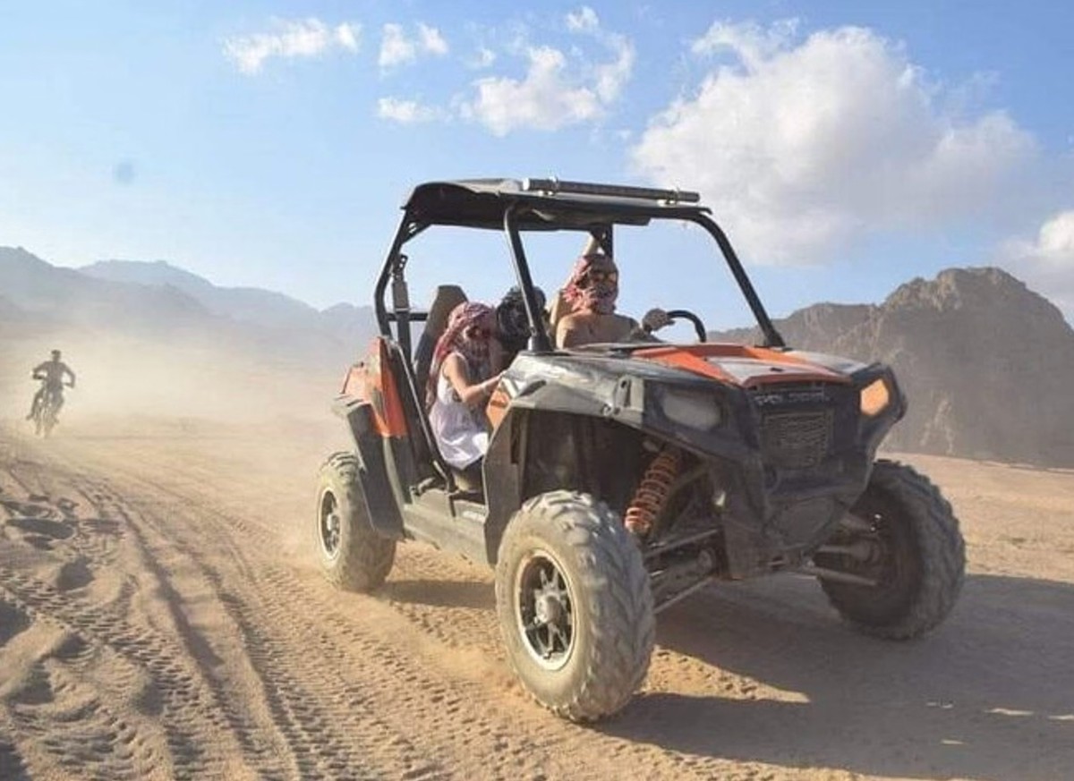 Double Buggy Desert Safari with Bedouin Village Visit in Sharm El Sheikh