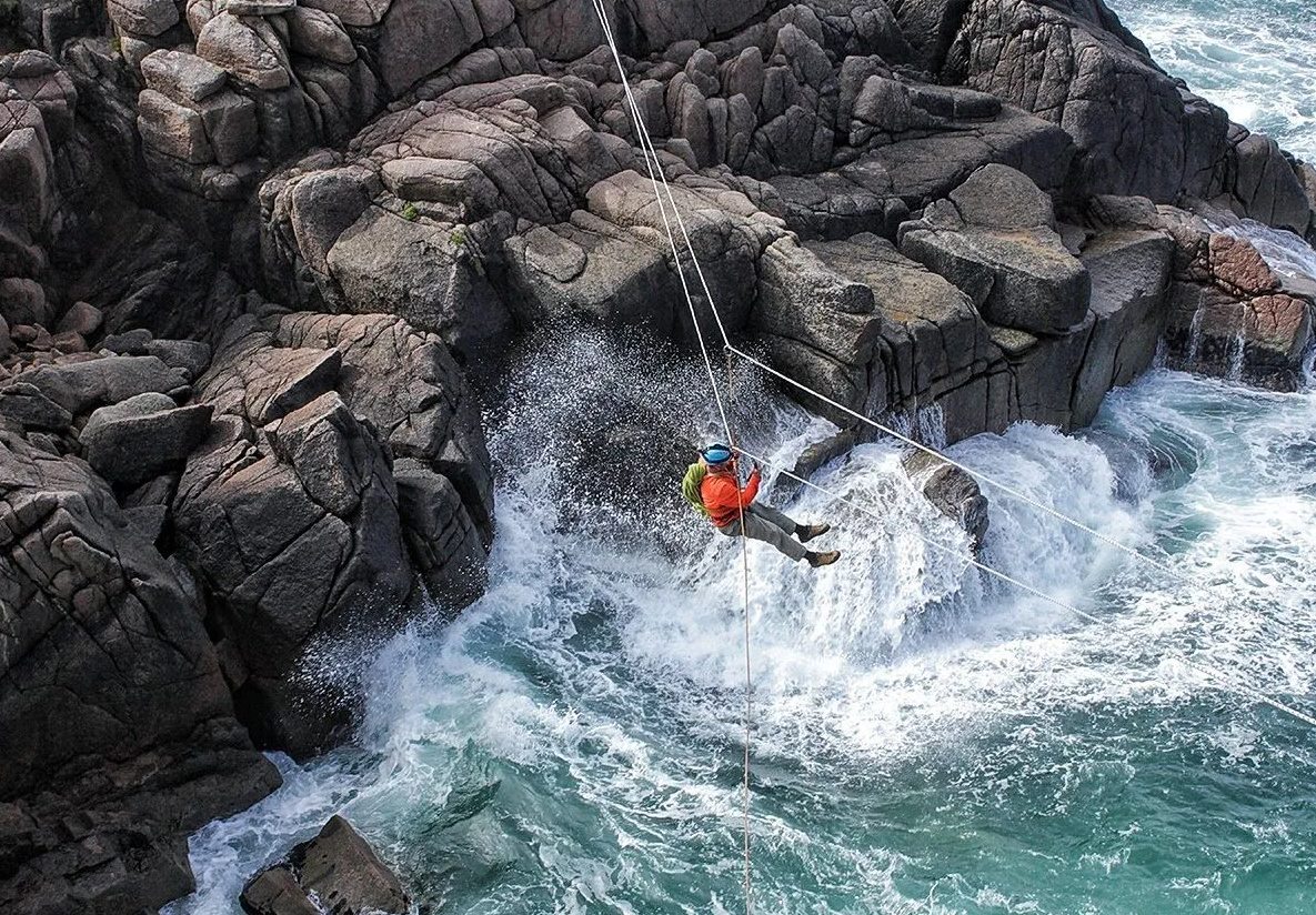 Tyrolean Traverse in County Donegal