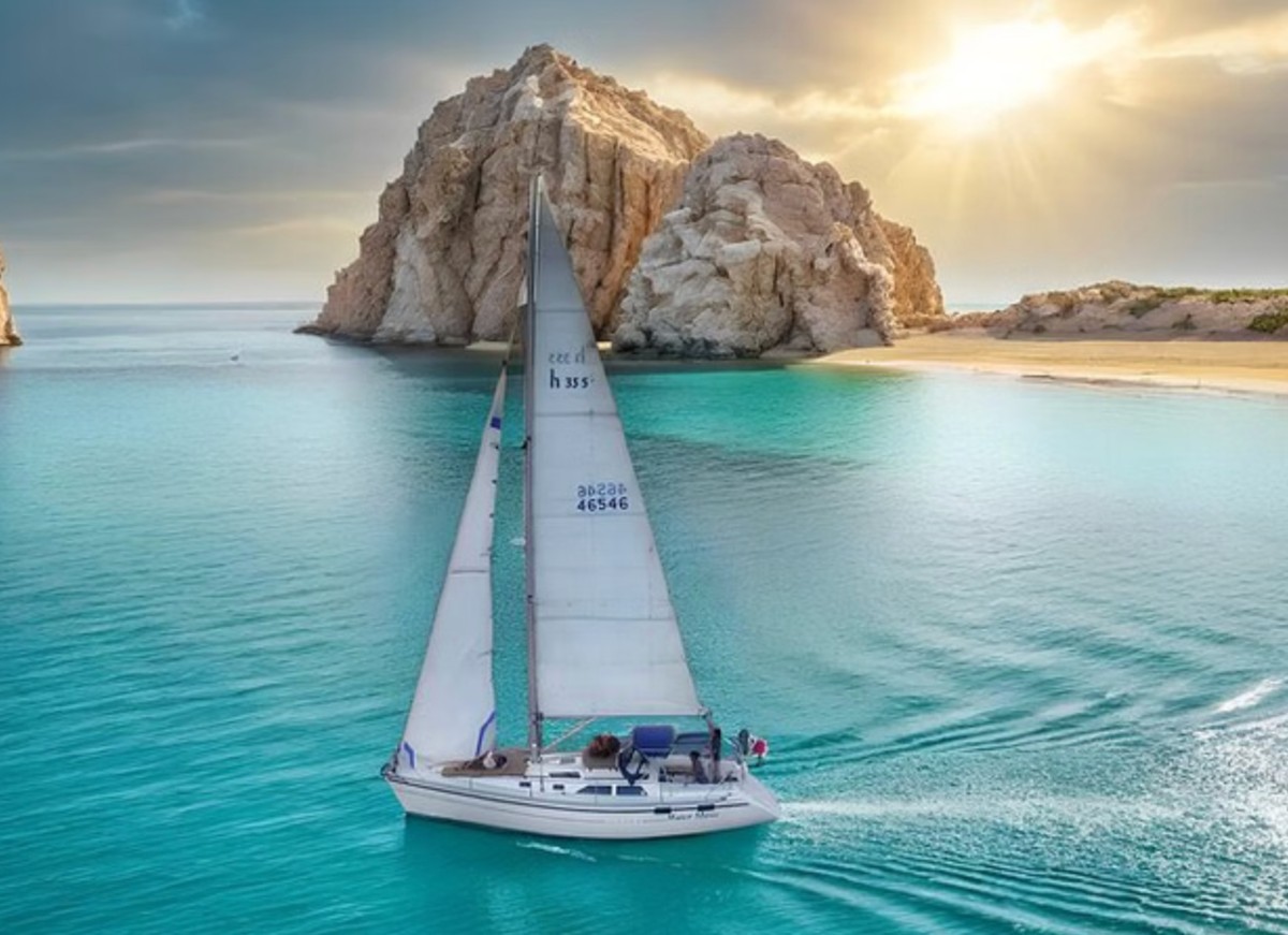 Cabo San Lucas Private Sail & Snorkel to The Arch with Open Bar (Up to 8 Guests)