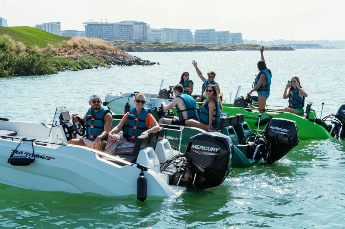 Self-Drive Boat Tour with Audio Guide in Yas Island, Abu Dhabi
