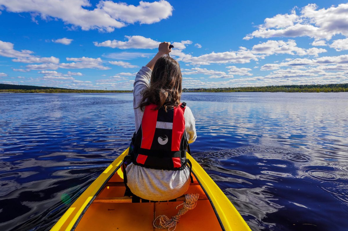Lapland Canoe Trip in Rovaniemi