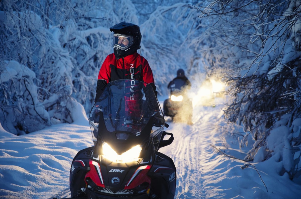 Northern Lights Snowmobile Tour in Rovaniemi