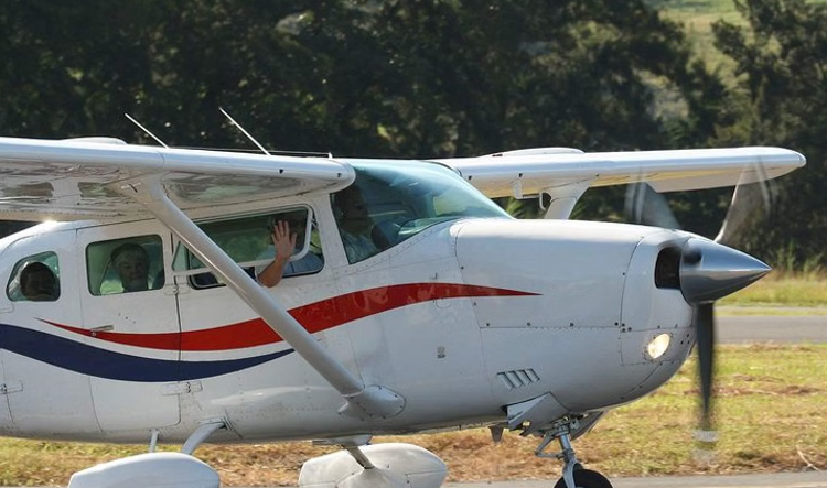 Private Cessna Flight over Poas Volcano from San Jose