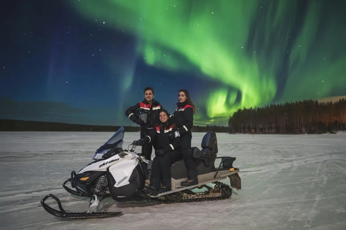 Northern Lights Snowmobile Safari in Rovaniemi