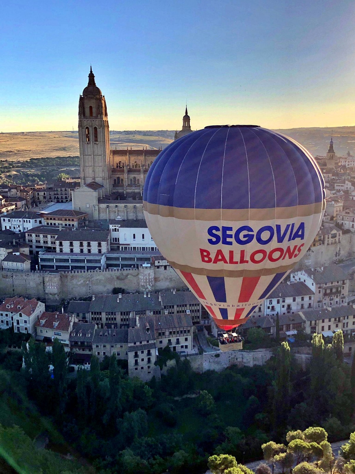 Hot Air Balloon Flight over Segovia with Champagne Breakfast
