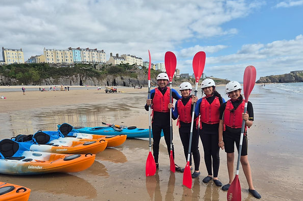 Kayak Tours on Tenby South Beach