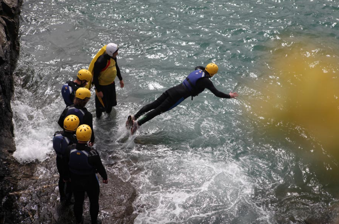 ‘G-Land’ Coasteering Adventures in Newquay Cornwall