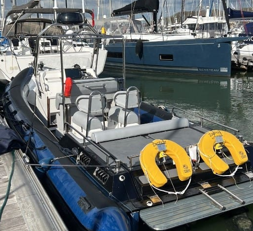 Zaphod 9 Metre RIB Charter on the Solent