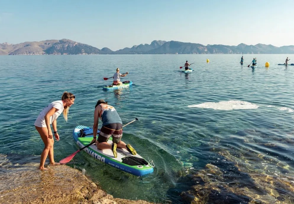 Paddleboard Cave Tour in Pollensa Bay