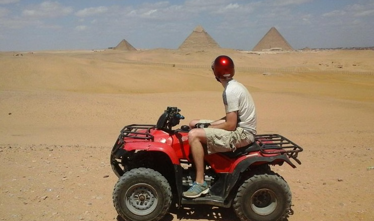 Desert Safari Quad Bike Experience around the Pyramids