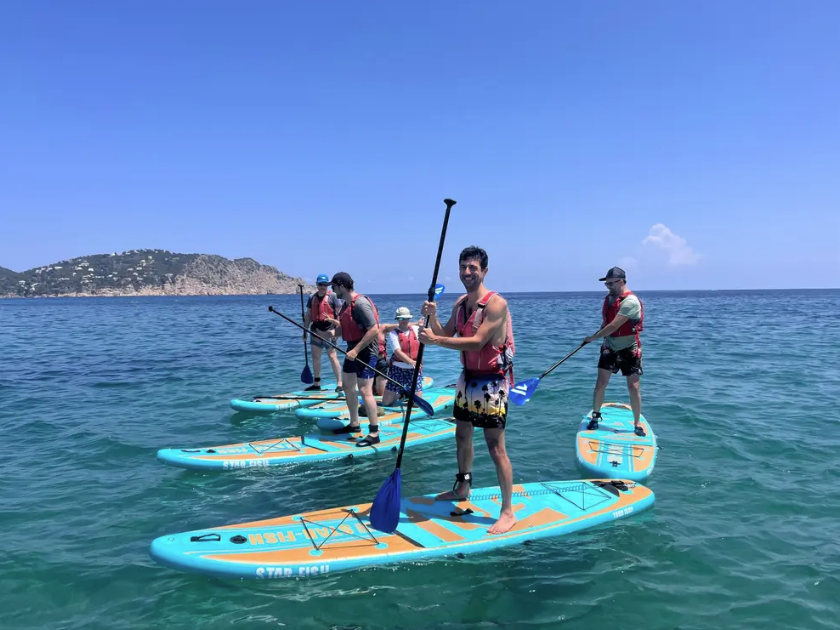 SUP and Snorkel Tour in Es Figueral, Ibiza