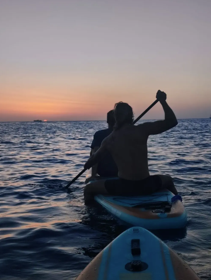 Sunset SUP Tour in Portinatx, Ibiza
