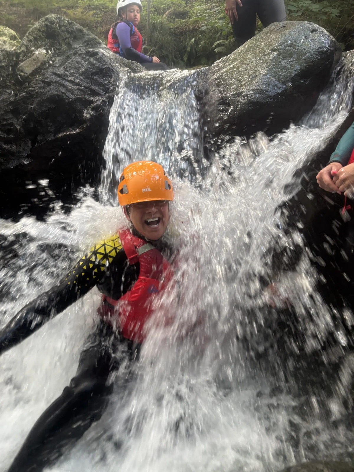 Ghyll Scrambling in Stoneycroft Ghyll, Keswick