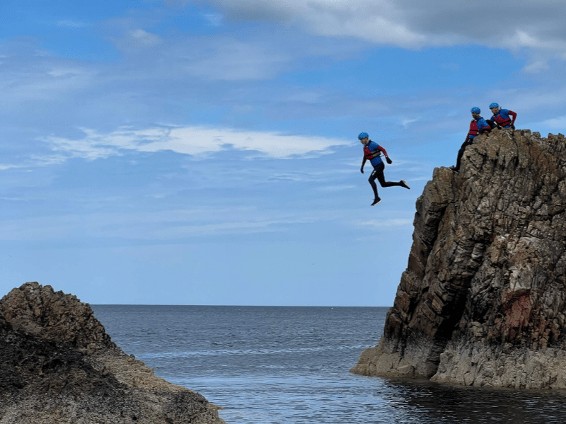 Coasteering Adventure in Portknockie, Scotland