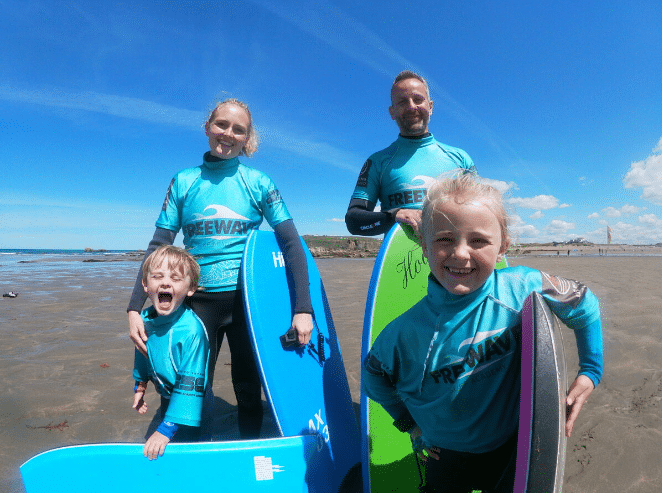 Bodyboarding Lessons at Widemouth Bay, Bude