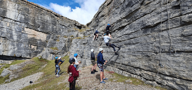 Indoor to Outdoor Climber Course in Llangollen, North Wales
