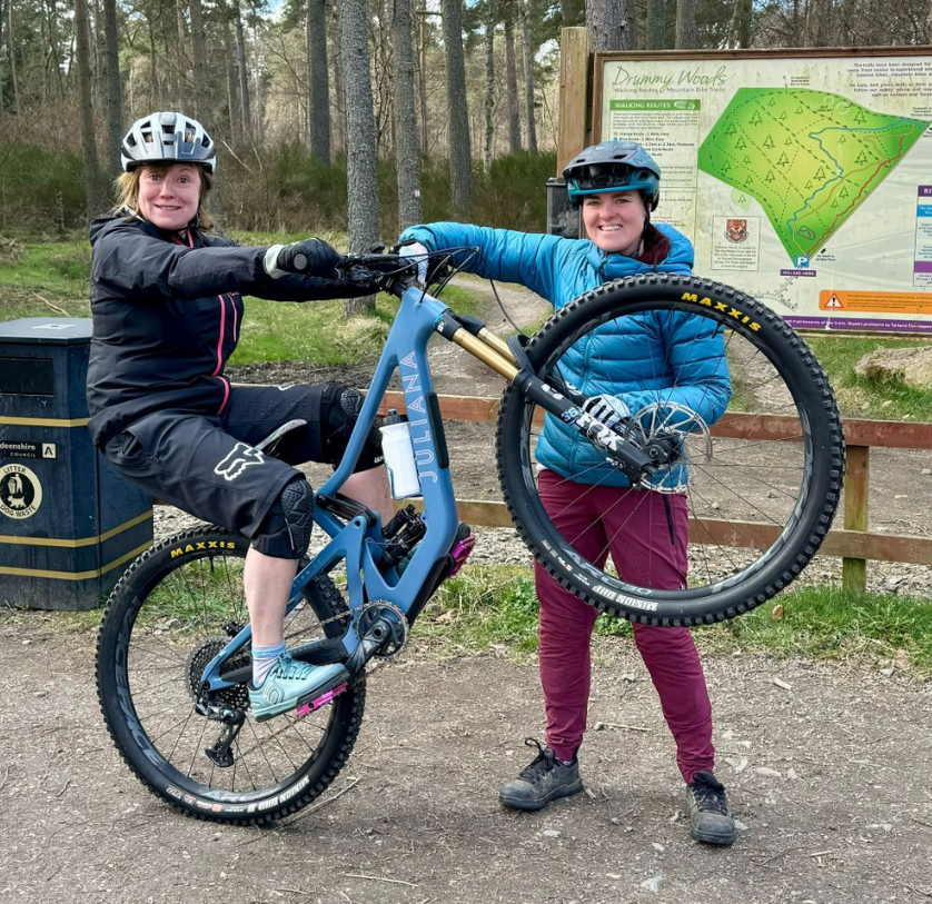 Mountain Biking Skills Coaching in Dess, Aboyne