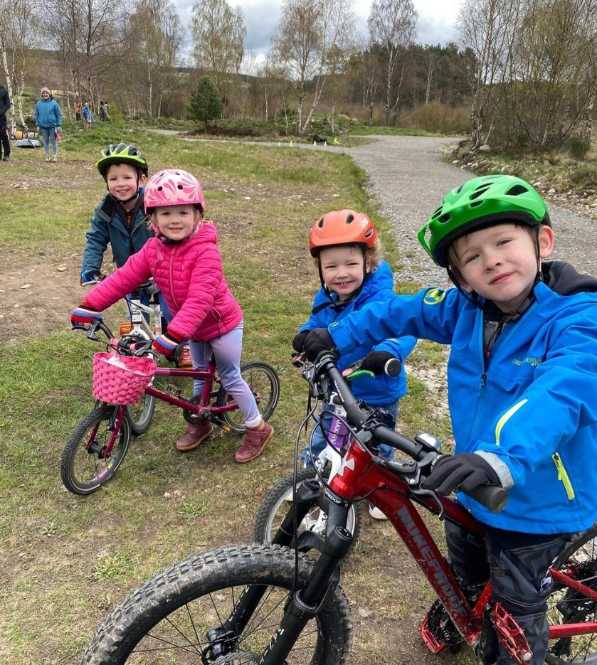 Mini MTB Adventures - Play on Pedals Session in Dess, Aboyne