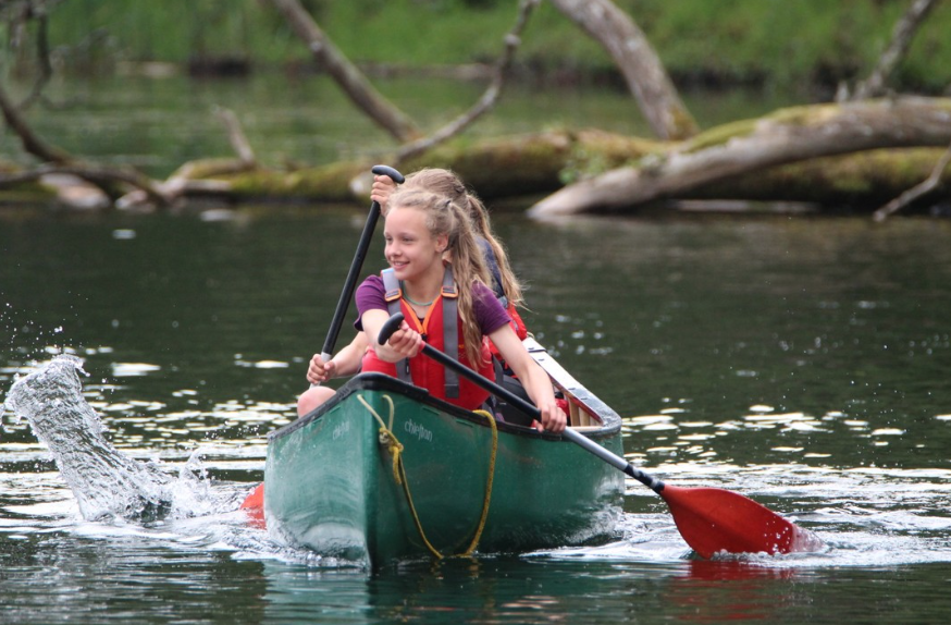 Canoeing Session on Loch Earn, Scotland