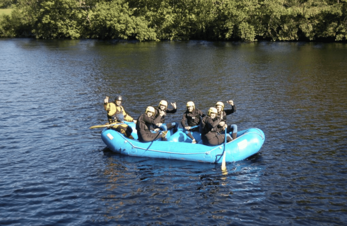 Rafting the River Tay