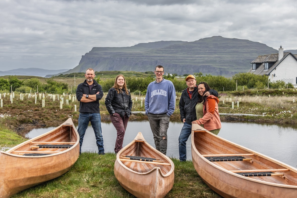 Canoe or Kayak Building Course on the Isle of Mull