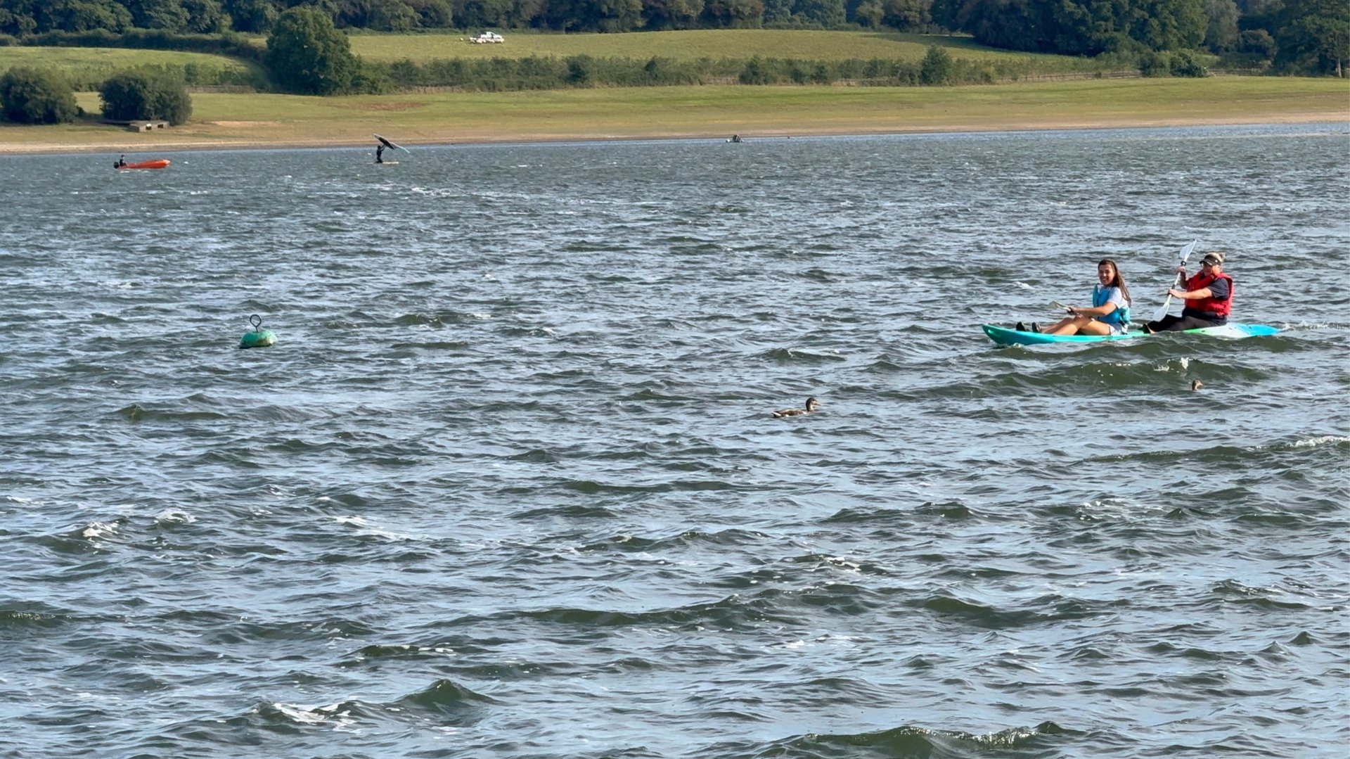 Sit on top hire at Bewl Water, Kent
