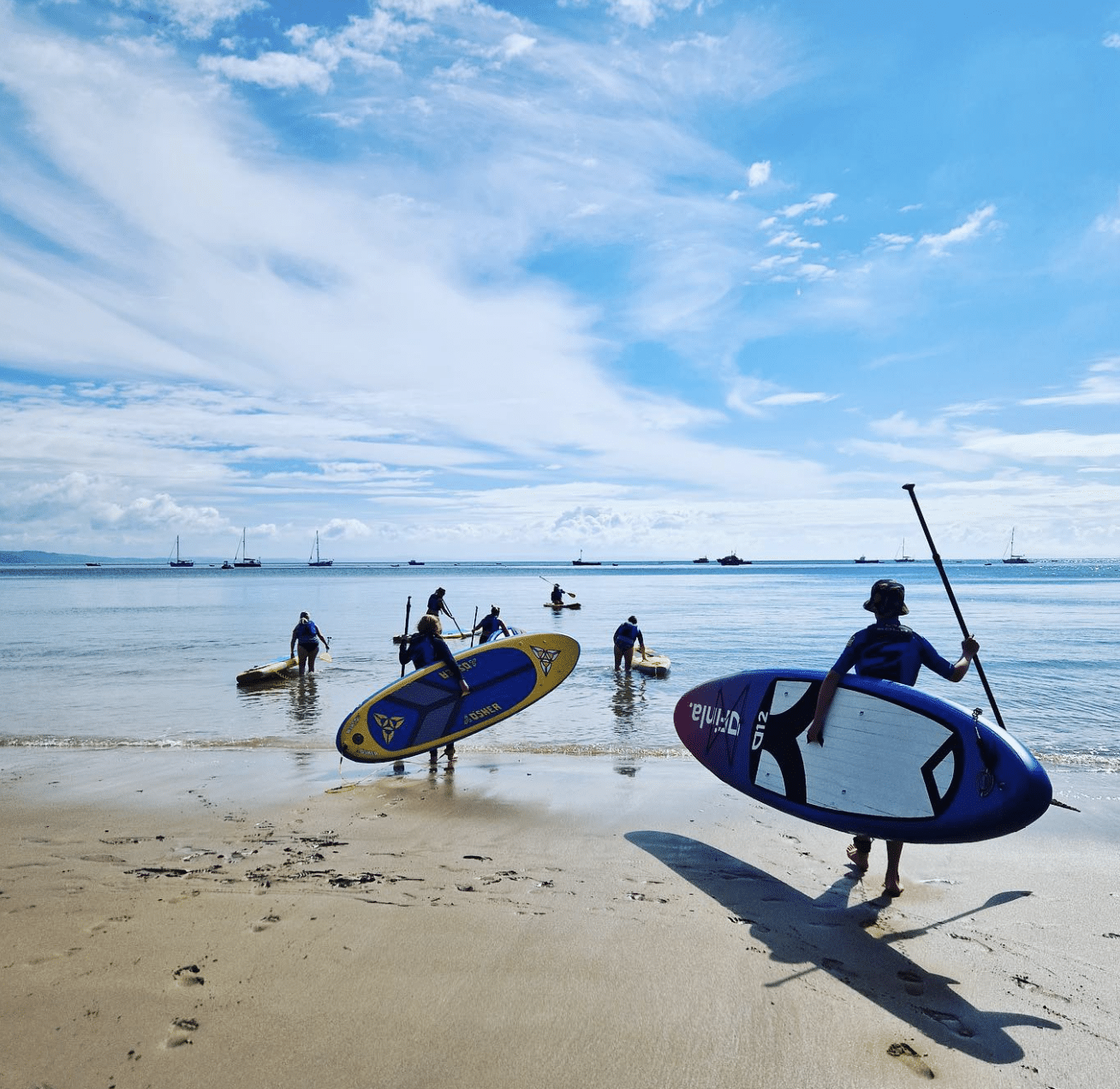 SUP Hire in Tenby North Beach, Pembrokeshire