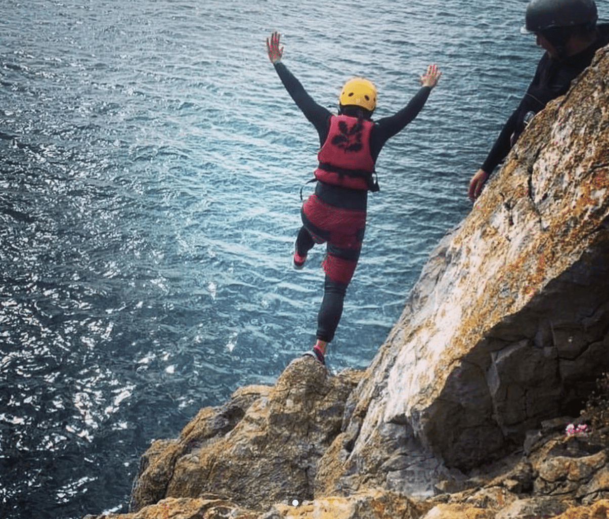 Coasteering at Stackpole Quay in Pembrokeshire