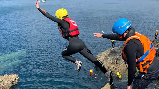 Private Coasteering Session on the Lizard Peninsula