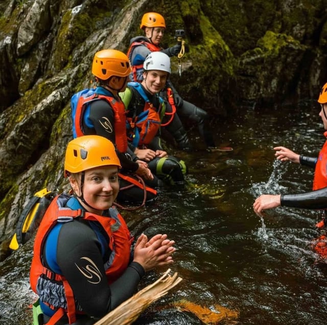 Beezley Falls Canyoning in Ingleton, Yorkshire Dales