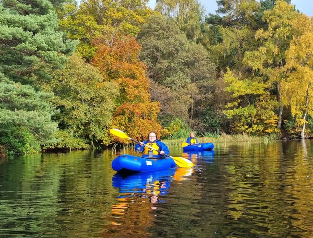 Packrafting River Float Trip in Perth, Scotland