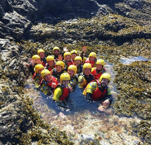 Guided Coasteering Adventure from Harlyn Bay Beach