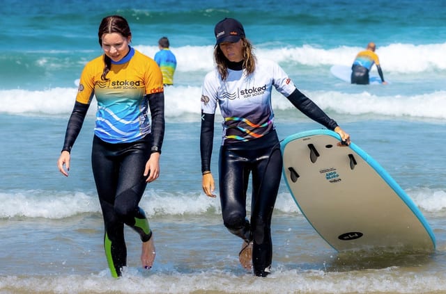 Surf Lessons in Perranporth, Cornwall