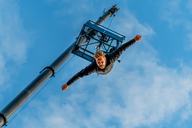 160ft Bungee Jump in Bristol, The Grove