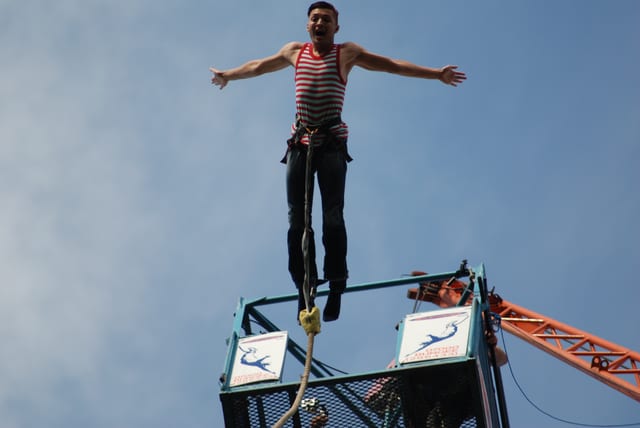 160ft Bungee Jump in Bedford