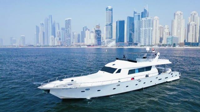 Burj Al Arab & Ain Dubai Shared Yacht Tour – 105ft Luxury Cruise from Dubai Harbour