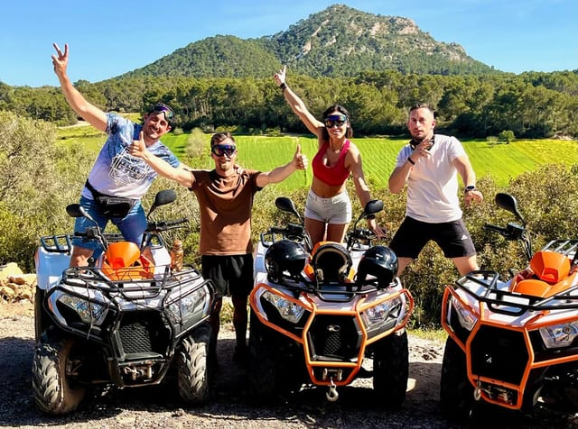 Summer Quad Bike, Cliff Jump and Snorkelling Tour in Mallorca