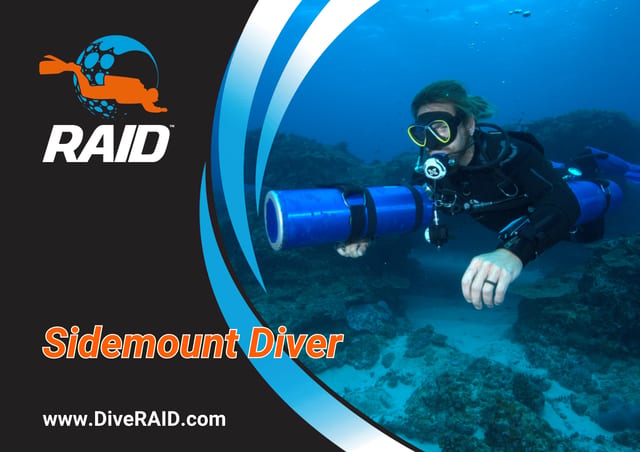 Sidemount Diver in Gosforth