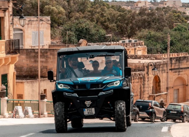 Full-Day Chauffeured Gozo Buggy Tour with Lunch & Boat Transfer
