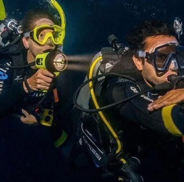 Guided Night Diving Adventure in Dibba Al Fujairah