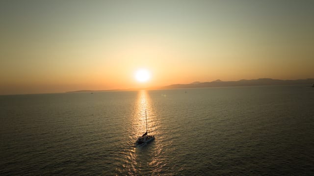 Sunset Catamaran Cruise in the Bay of Palma with BBQ