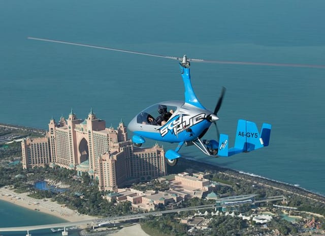 Private Gyrocopter Flight Over The Palm