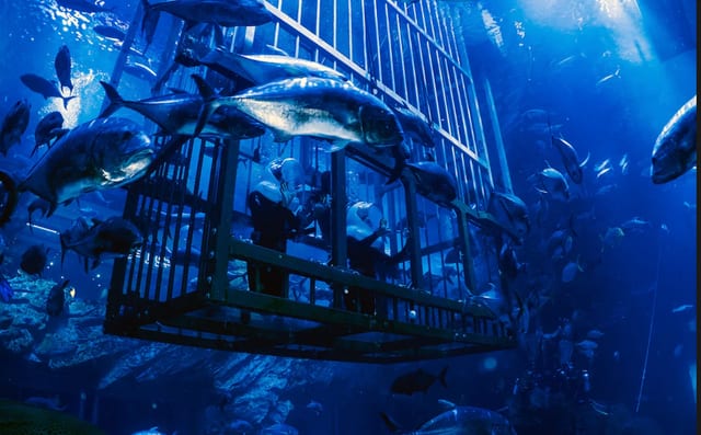 Shark Walker Experience at Dubai Aquarium